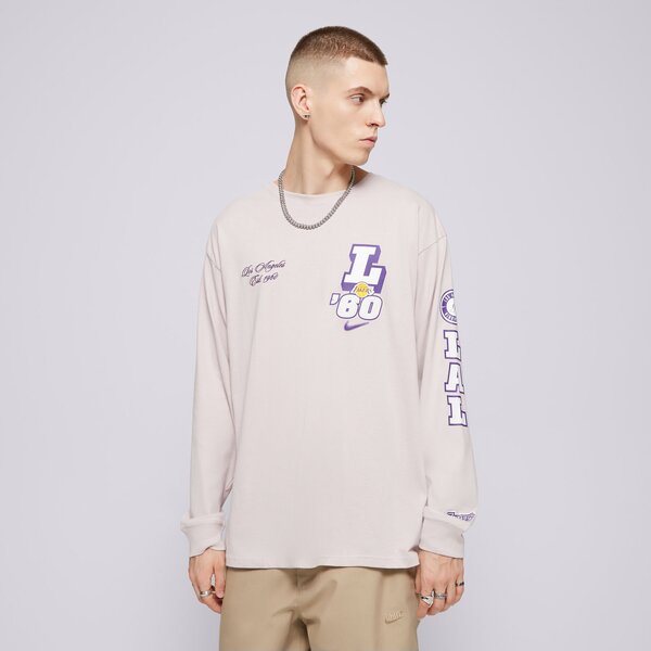 Vīriešu t krekli NIKE T-KREKLS LAL M NK CTS OGC VSY LS TEE NBA hf0917-019 krāsa violeta