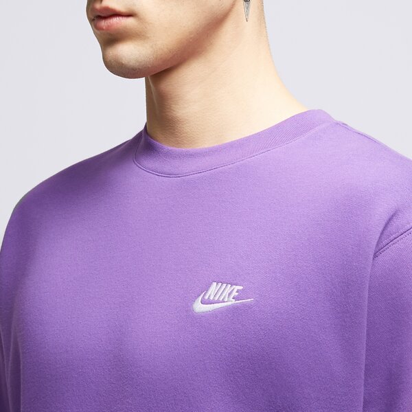 Vīriešu džemperis NIKE DŽEMPERIS SPORTSWEAR CLUB FLEECE  bv2662-599 krāsa violeta