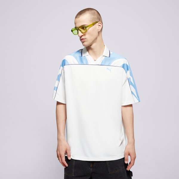 Vīriešu t krekli PUMA T-SHIRT FUTURE.PUMA.ARCHIVE RELAXED FOOTBALL JERSEY 629687 02 krāsa balta