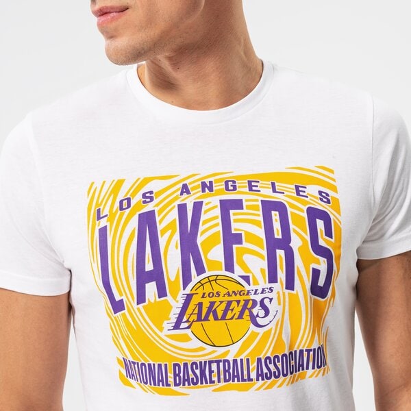 Vīriešu t krekli NEW ERA T-SHIRT TEE LAKERS WHT 13051080 krāsa balta