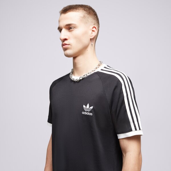 Vīriešu t krekli ADIDAS T-KREKLS 3-STRIPES TEE ia4845 krāsa melna