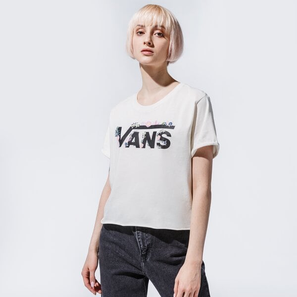 Krekli sievietēm VANS T-SHIRT WM BLOZZOM ROLL OUT MARSHMALLOW vn0a53q2fs81 krāsa balta