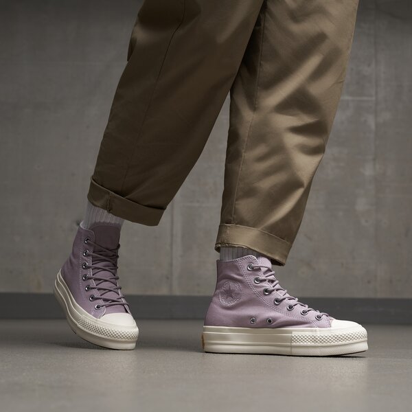 Sporta apavi sievietēm CONVERSE CHUCK TAYLOR ALL STAR LIFT a05014c krāsa violeta