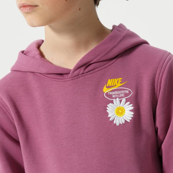 Džemperi bērniem NIKE  DŽEMPERIS AR KAPUCI  B   NSW HBR STMNT HOODED PO BOY dm8092-507 krāsa violeta