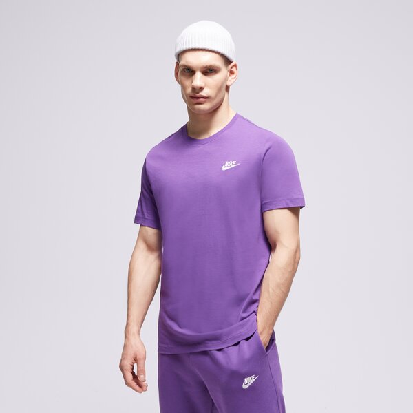 Vīriešu t krekli NIKE T KREKLS SPORTSWEAR CLUB ar4997-599 krāsa violeta