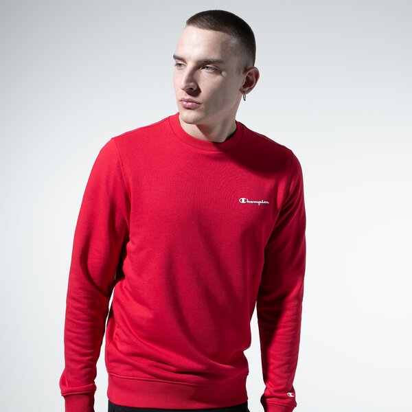 Vīriešu džemperis CHAMPION DŽEMPERIS BASIC CREWNECK 215493rs001 krāsa sarkana