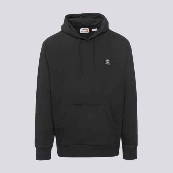 Vīriešu džemperis TIMBERLAND  DŽEMPERIS AR KAPUCI  WOVEN BADGE (LB) HOODIE BLA tb0a2nfx0011 krāsa melna