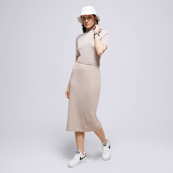 Sieviešu NIKE SVARCINI W NSW RIB JRSY SKIRT dv7956-272 krāsa bēša