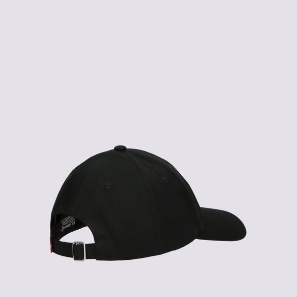 Sieviešu cepure ar nagu LEVI'S CEPURE CAP - BABY TAB LOGO d6250-0001 krāsa melna