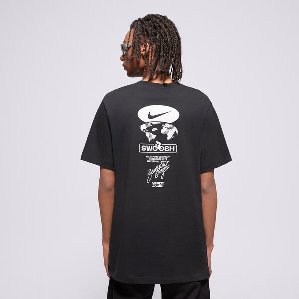 Vīriešu t krekli NIKE T-SHIRT M NSW TEE CLUB SSNL 2 SU25 hj0730-010 krāsa melna