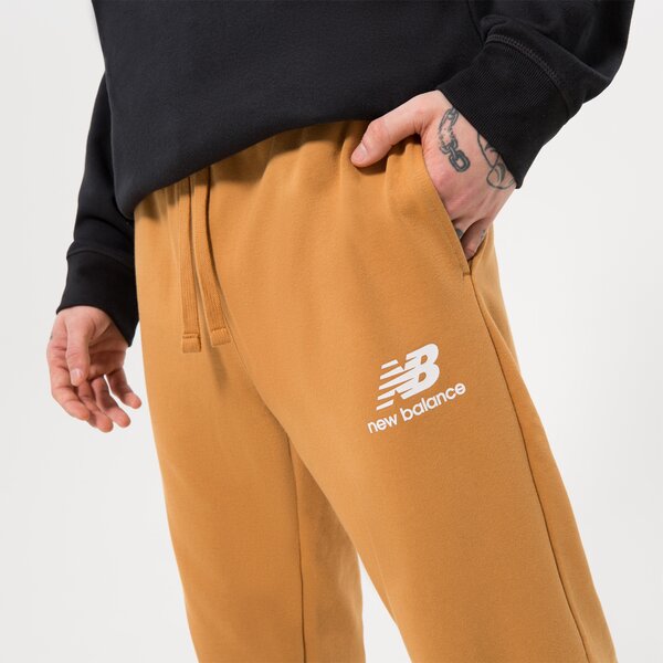 Vīriešu bikses NEW BALANCE BIKSES NB ESSENTIAL STACKED mp31539tob krāsa brūna