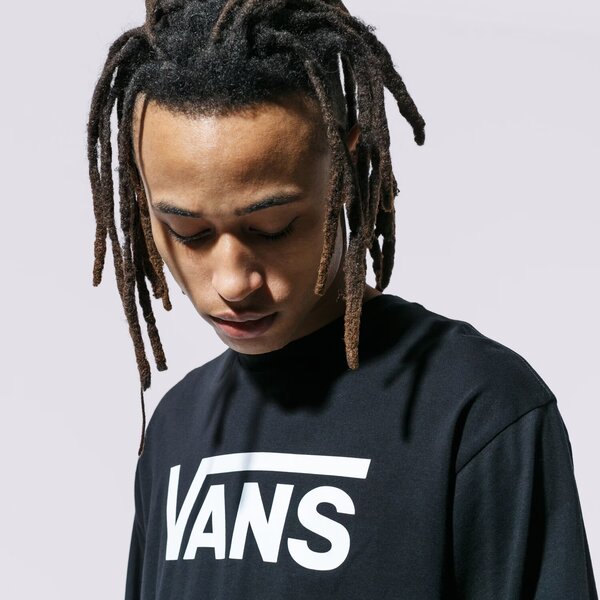 Vīriešu t krekli VANS T-SHIRT VANS CLASSIC LS vn000k6hy281 krāsa melna