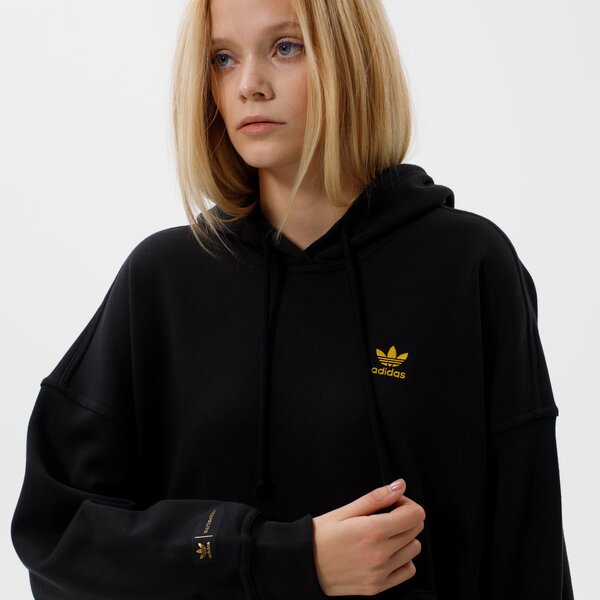 Sieviešu džemperis ADIDAS  DŽEMPERIS AR KAPUCI  BF HOODIE h20415 krāsa melna