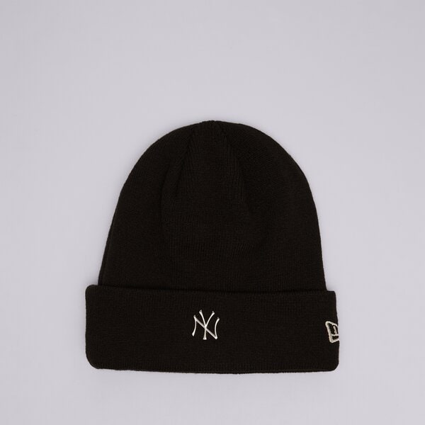 Vīriešu ziemas cepure NEW ERA CEPURE METALLIC BEANIE NYY NEW YORK YANKEES BLK 60565222 krāsa melna