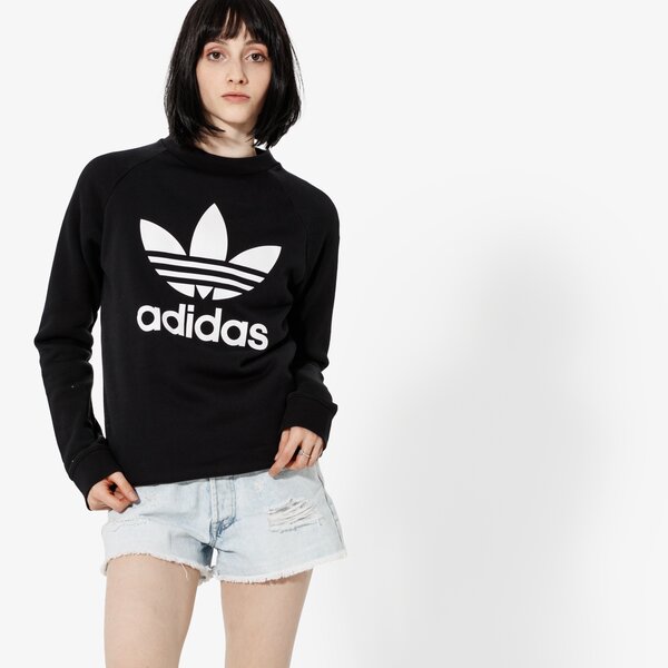 Sieviešu džemperis ADIDAS DŽEMPERIS TRF CREW SWEAT ADICOLOR dv2612 krāsa melna