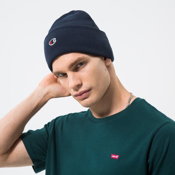 Sieviešu ziemas cepure CHAMPION CEPURE BEANIE CAP 805679bs538 krāsa tumši zila