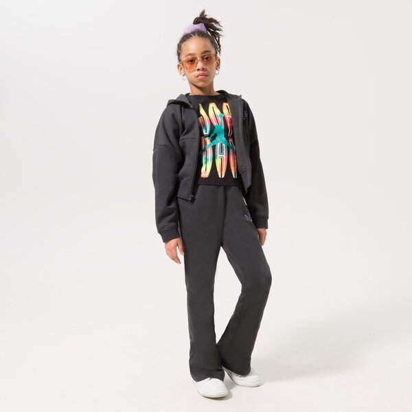 Džemperi bērniem NIKE DŽEMPERIS AR RĀVĒJSLĒDZĒJU    G NSW TREND FLC FZ HOODIE dv2565-045 krāsa melna