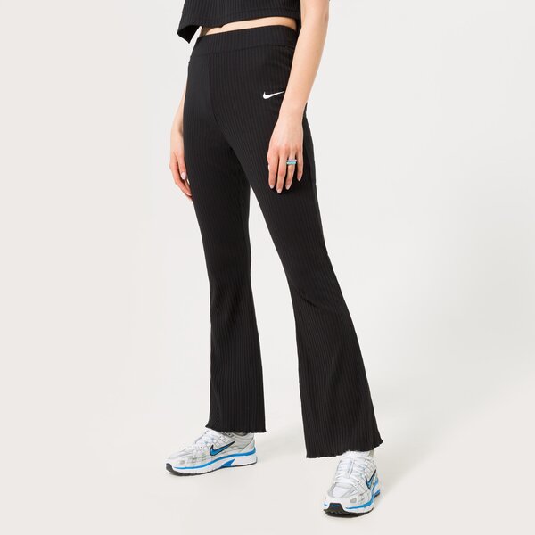 Sieviešu bikses NIKE BIKSES W NSW RIB JRSY PANT dv7868-010 krāsa melna