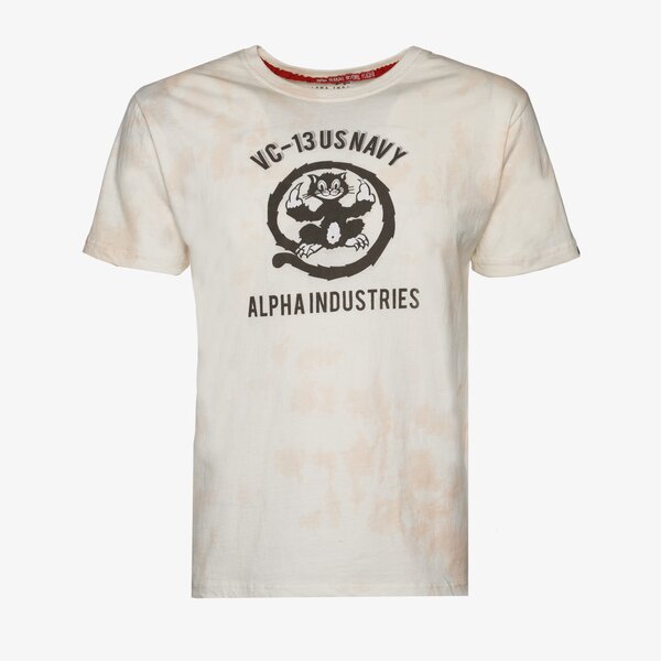 Vīriešu t krekli ALPHA INDUSTRIES T-SHIRT USN CAT T 106517650 krāsa balta