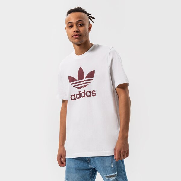 Vīriešu t krekli ADIDAS T-SHIRT TREFOIL he9514 krāsa balta
