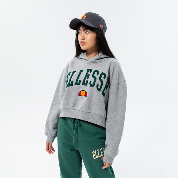 Sieviešu džemperis ELLESSE  DŽEMPERIS AR KAPUCI    RAMO CROP HOODY GREY MRL sgp15918112 krāsa pelēka