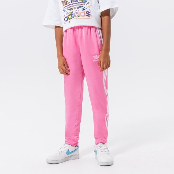 Bērnu bikses ADIDAS BIKSES SST TRACK PANTS GIRL hk0329 krāsa rozā