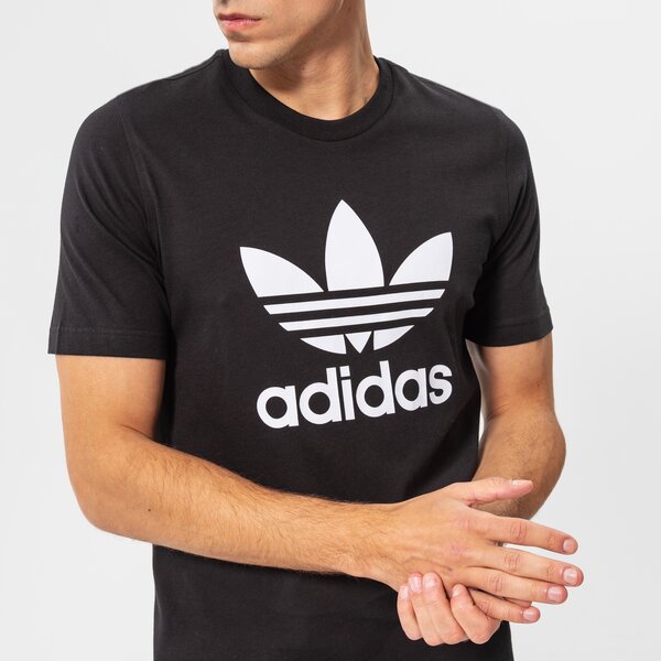 Vīriešu t krekli ADIDAS T-KREKLS TREFOIL h06642 krāsa melna