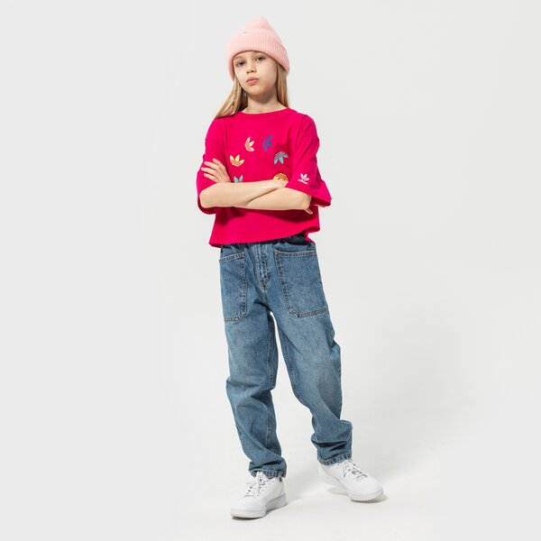 T krekli bērniem ADIDAS T-SHIRT CROPPED TEE GIRL he4776 krāsa rozā