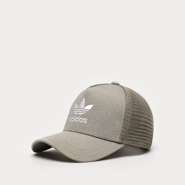 Vīriešu cepure ar nagu ADIDAS CEPURE CURVED TRUCKER ic0021 krāsa zaļa