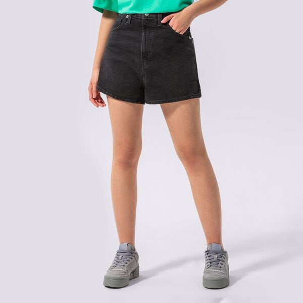 Sieviešu šorti LEVI'S ŠORTI HIGH WAISTED MOM SHORT a1965-0000 krāsa melna