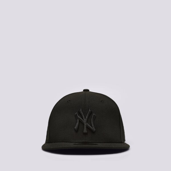 Sieviešu cepure ar nagu NEW ERA CEPURE BLACK ON BLACK NY YANKEES 10000103 krāsa melna