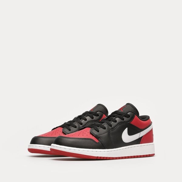 Sporta apavi bērniem AIR JORDAN 1 LOW  553560-066 krāsa melna