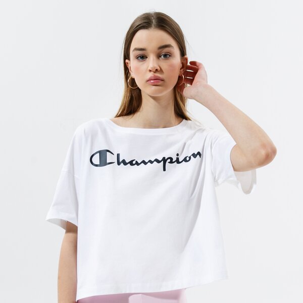 Krekli sievietēm CHAMPION T-SHIRT CREWNECK T-SHIRT 113970ww001 krāsa balta