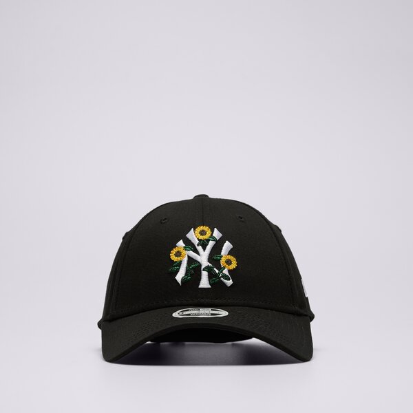 Sieviešu cepure ar nagu NEW ERA CEPURE FLORAL 940 NYY NEW YORK YANKEES 60503458 krāsa melna