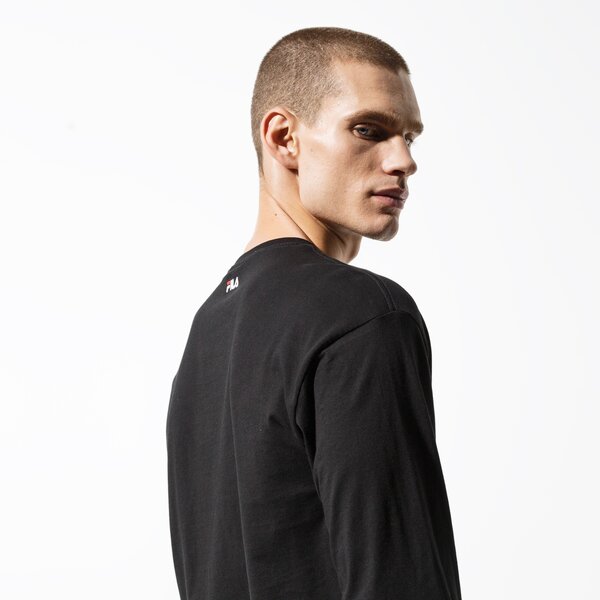Vīriešu t krekli FILA T-SHIRT PURE LONG SLEEVE SHIRT 681092002 krāsa melna