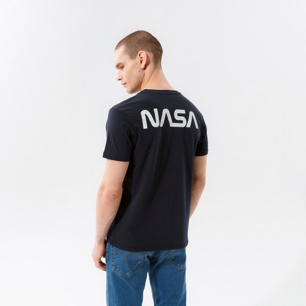 Vīriešu t krekli ALPHA INDUSTRIES T-SHIRT APOLLO 15 T 19850107 krāsa tumši zila