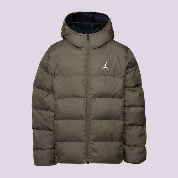 Ziemas jaka vīriešiem JORDAN JAKA DŪNU M J BRKLN PUFFER JKT fv7317-222 krāsa haki