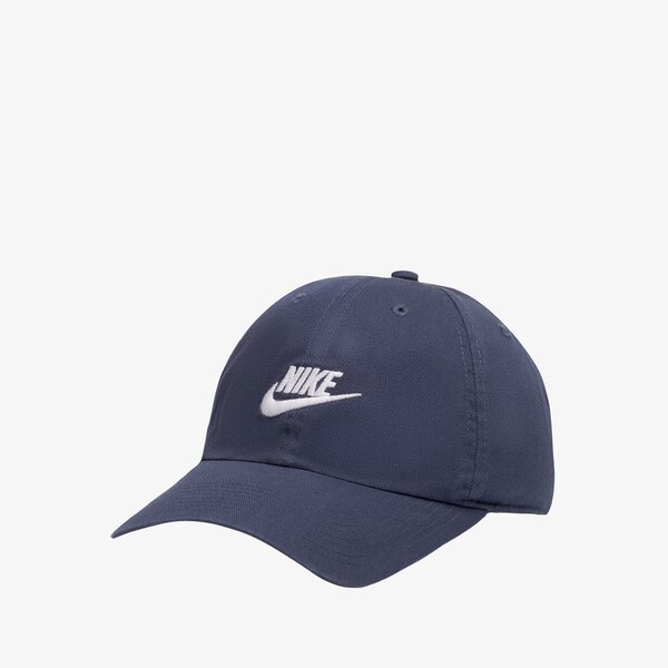 Sieviešu cepure ar nagu NIKE CEPURE U NSW H86 FUTURA WASH CAP 913011-413 krāsa tumši zila