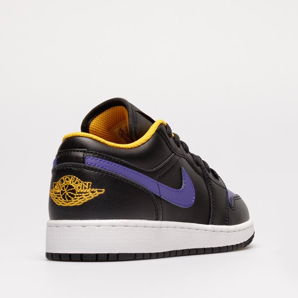Sporta apavi bērniem AIR JORDAN 1 LOW BG  553560-075 krāsa melna
