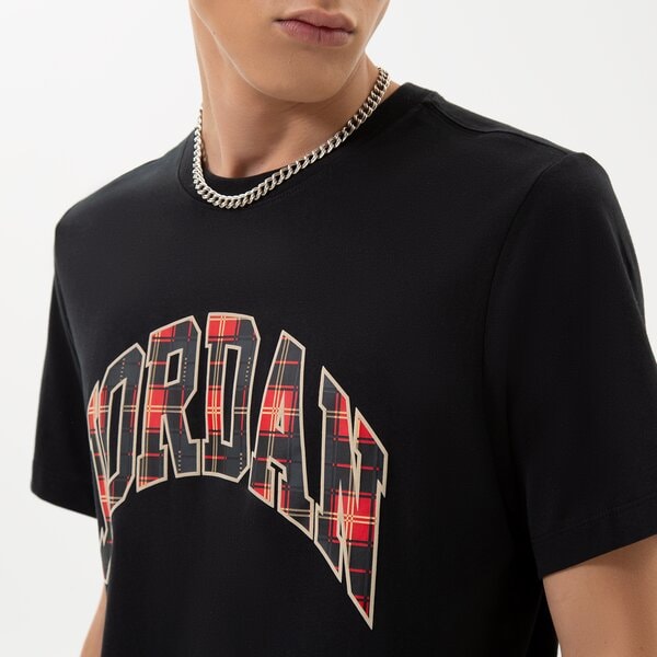 Vīriešu t krekli JORDAN T-SHIRT M J BRAND HOL CREW dv1433-010 krāsa melna
