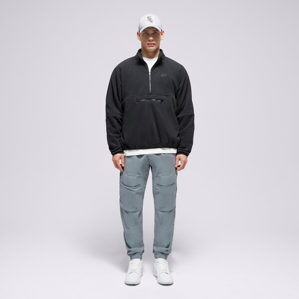 Vīriešu džemperis NIKE DŽEMPERIS M NK CLUB+ PLR LS HZ TOP dx0525-010 krāsa melna