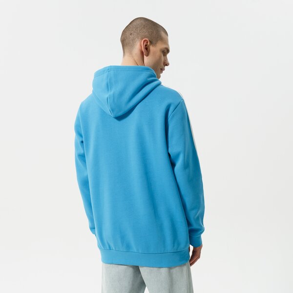 Vīriešu džemperis ADIDAS  DŽEMPERIS AR KAPUCI  3-STRIPES HOODY he9476 krāsa zila