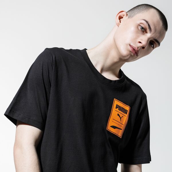 Vīriešu t krekli PUMA T-SHIRT RECHECK PACK GRAPHIC TEE 59788401 krāsa melna
