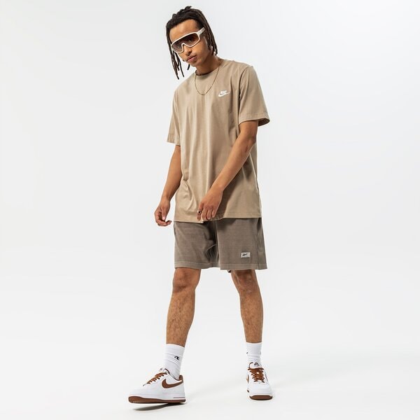 Vīriešu t krekli NIKE T-SHIRT NIKE SPORTSWEAR CLUB ar4997-247 krāsa brūna