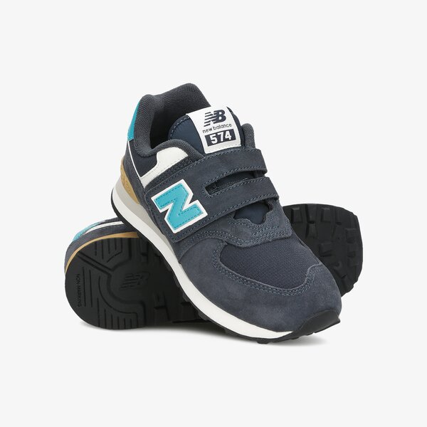 Sporta apavi bērniem NEW BALANCE PV574MS2 pv574ms2 krāsa tumši zila