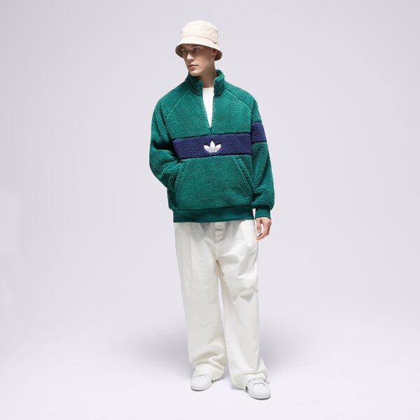 Vīriešu džemperis ADIDAS DŽEMPERIS WNTR FLEECE im4659 krāsa zaļa