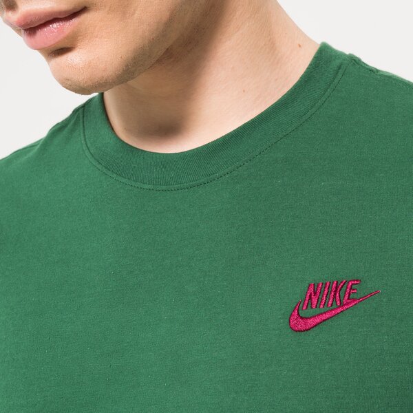 Vīriešu t krekli NIKE T-SHIRT SPORTSWEAR CLUB ar4997-341 krāsa zaļa