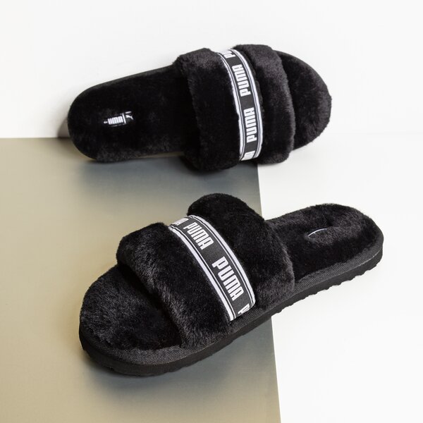 Sieviešu PUMA FLUFF  38493701 krāsa melna