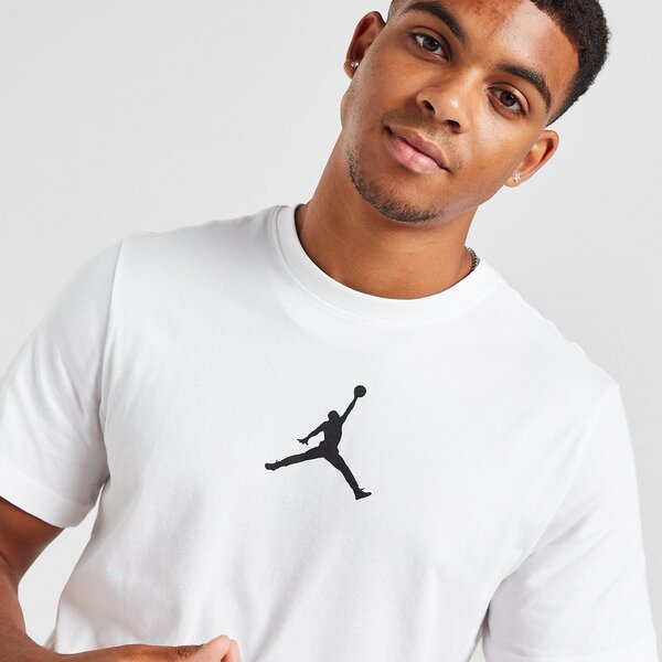 Vīriešu t krekli JORDAN T-SHIRT CENTRAL LOGO T-SHIRT cw5190-102 krāsa balta