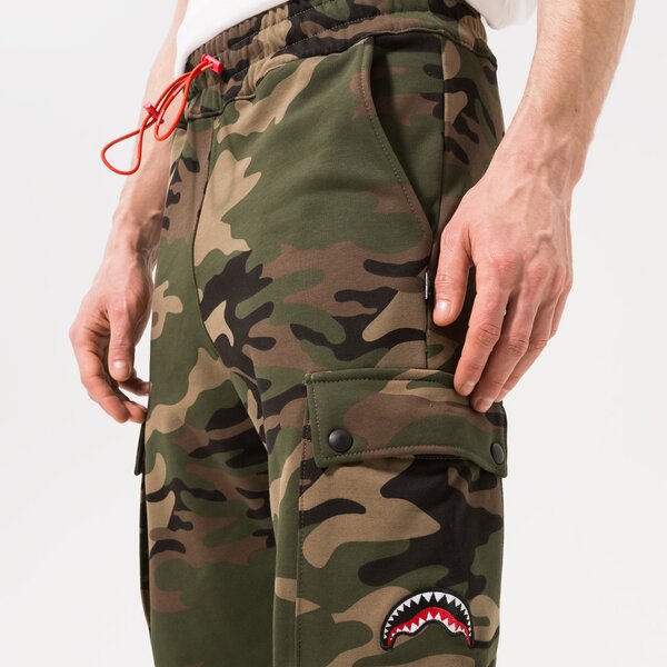 Vīriešu bikses SPRAYGROUND BIKSES CAMO CARGO PANTS sp216 krāsa daudzkrāsaina